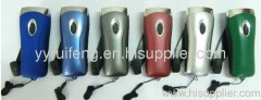 Hand Crank Dynamo Flashlight