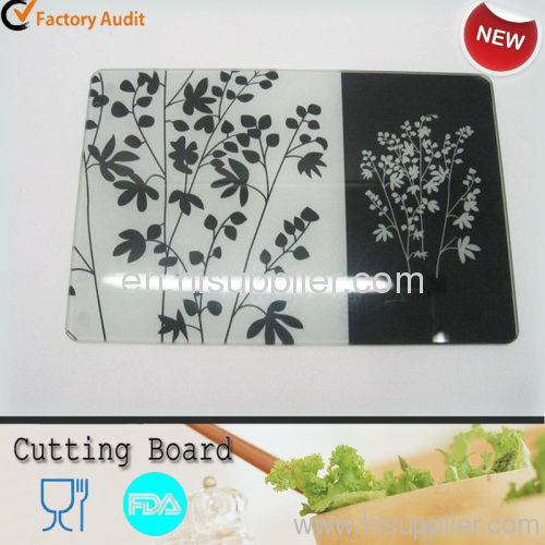 Tempered glass cutting board, chopping block