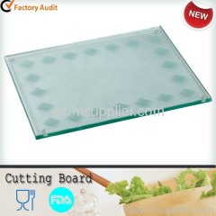Tempered glass cutting board, chopping block