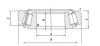 single row tapered roller bearing 33211