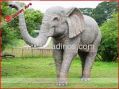 Fiberglass animal model elephant