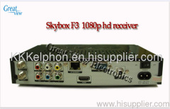 1080p hd rceiver Skybox F3 HD for worldwide market
