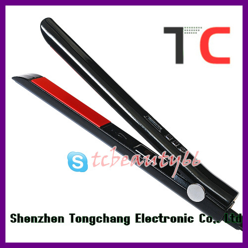 black ceramic flat iron