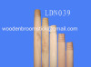 Natural wooden broom handle