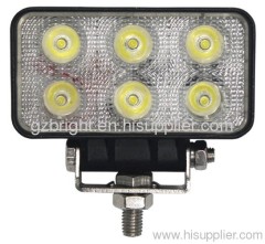 18W auto led work light for jeep, SUV, truck and offroad