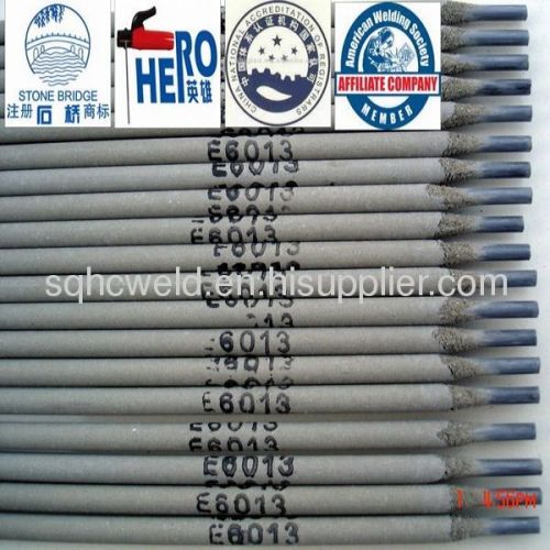 AWS E6013 welding electrode/electrode for welding J422 E4303