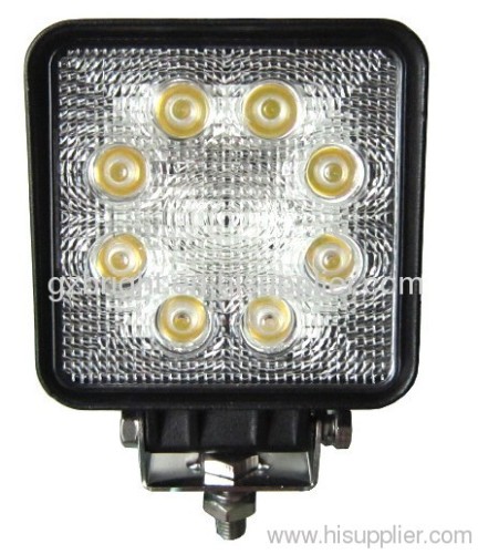 24W retangle type off-road led work light spot beam 10-30V DC