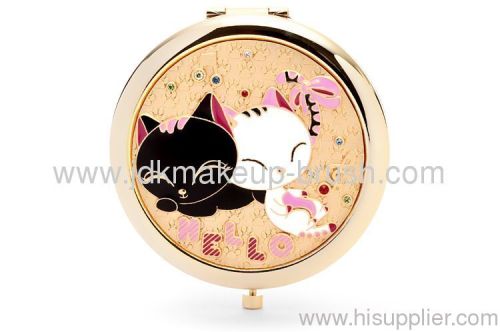 Black & White cats Compact Cosmetic Mirror