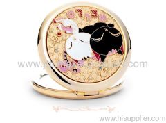 Black & White cats Compact Cosmetic Mirror