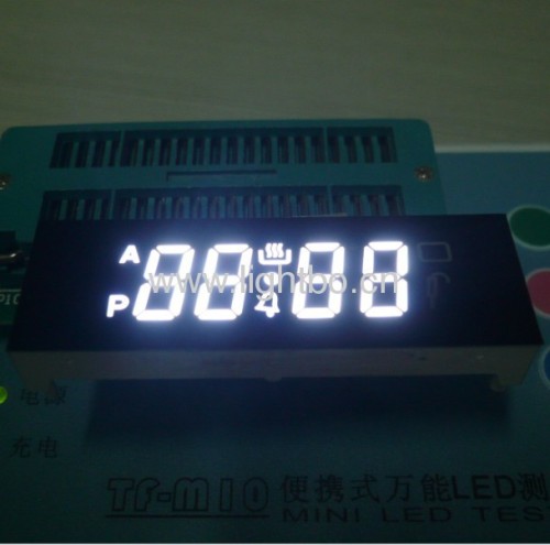 Pure White 4 Digit 0.41" common cathode 7 Segment LED Display for Multifunction Digital Oven Timers