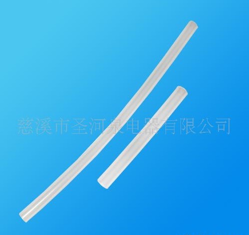 Extruded silicone pipe