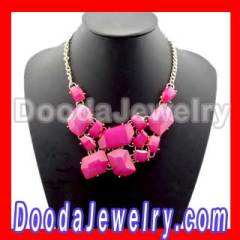 2012 Golden Chain Candy Resin Chunky Bib Beautiful Pendant Necklaces Wholesale