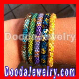 crochet beaded bracelet tutorial