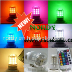 RGB led corn light Remote Control led yard bulb Dimmable led garden light RGB Led corn bulb