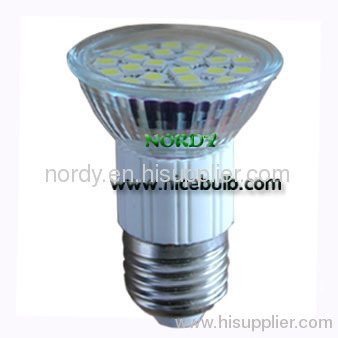 Glass no cover led cup light JDRE27-5024 led E27 spotlamp E27 led lamp cup