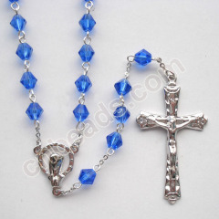 bicone crystal rosaries