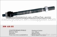 axle-coaster brake spindle