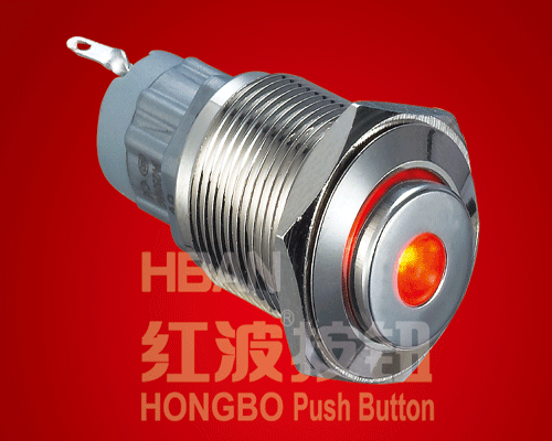 Dot Illuminated Push Button Switch HBS2GQH-11D