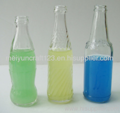 glass beverage bottle