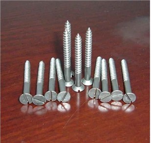 DIN97 Slotted Csk Head Wood Screw