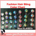 NEW COLOR - Light Peach Color Swarovski Crystal Hair Bling