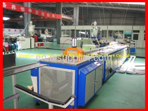 pvc pp pe wood plastic profile making machine