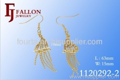 gold drop earring