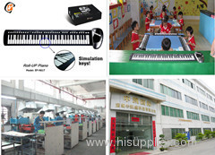 portable roll up flexible piano
