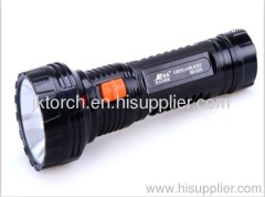 New design hot selling rechargeable LED plastic flashlight