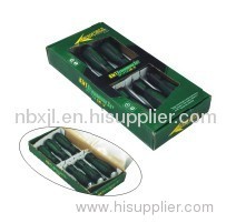 Chrome plated Screwdriver set wo-way screwdriver hex shank