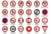 Traffic prohibition signs