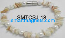 Ferrite magnetic bracelet mix quartz stone