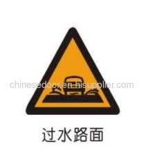 traffic road noticed warning sign