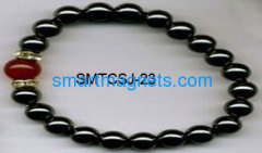 Hematite magnetic bracelet with agate