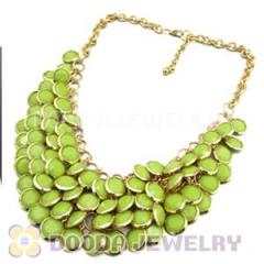 Olivine Multi Layers 2013 new Chunky Statement Necklace Wholesale