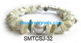 glass quartz Hematite magnetic bracelets