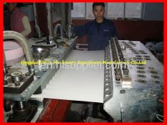 pvc/pp/pe corrugated sheet making machine
