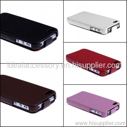 Iphone4/4s ultra slim leather case with high quality and fast shipping