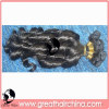 Top quality virgin human hair weft egg curl