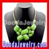 2012 Golden Chain Candy Resin Chunky Bib Beautiful Pendant Necklaces Wholesale