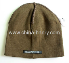 camo knitted hat