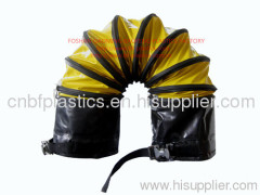 PVC flexible ventilation ducting with buckle ends