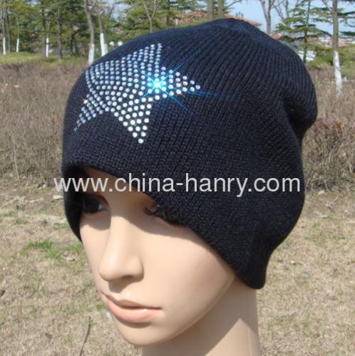 Hot drill knitted cap - polyester fibre