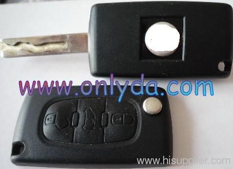 Fiat 3 buton remote key blank