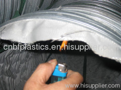 Grey fiber glass heat resistant flexible duct