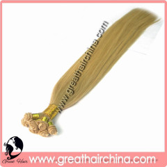 Premium Quality Remy Human Hair Handtied Weft