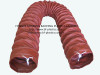 Fiber glass heat resistant sewn flexible duct