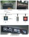 parking lot entrance and exit signs
