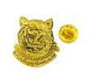 Tiger head personalized Lapel pins with stainless stee gold finish for promotion & gifts