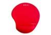 Red Ergonomically Wholesale Soft Memory Foam Wrist Rest Mouse Pad P-3001-M